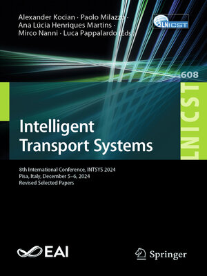 cover image of Intelligent Transport Systems